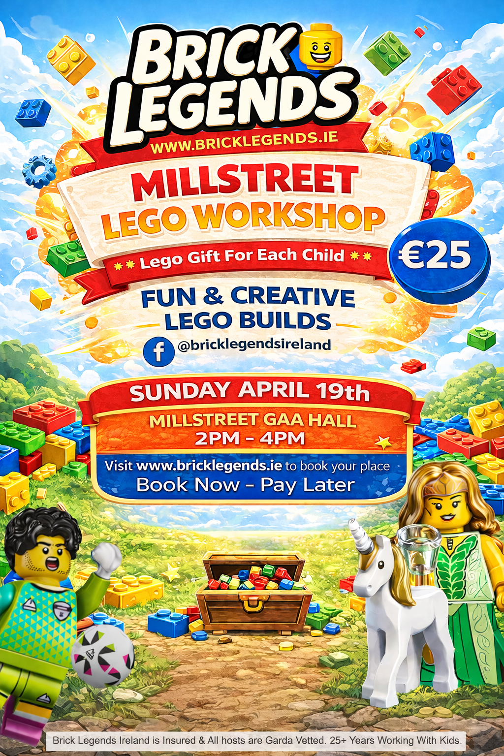 Brick Legends Ireland - Lego Workshop<BR>Millstreet GAA Hall